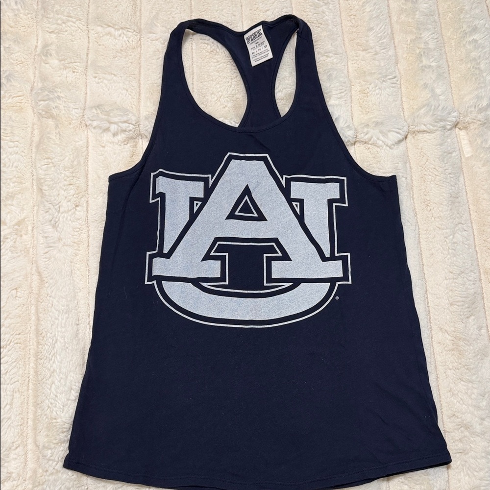 PINK Auburn Razorback Tank